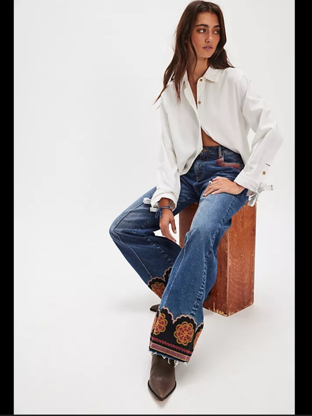 Driftwood Bettina X Crochet Eclectic Jeans